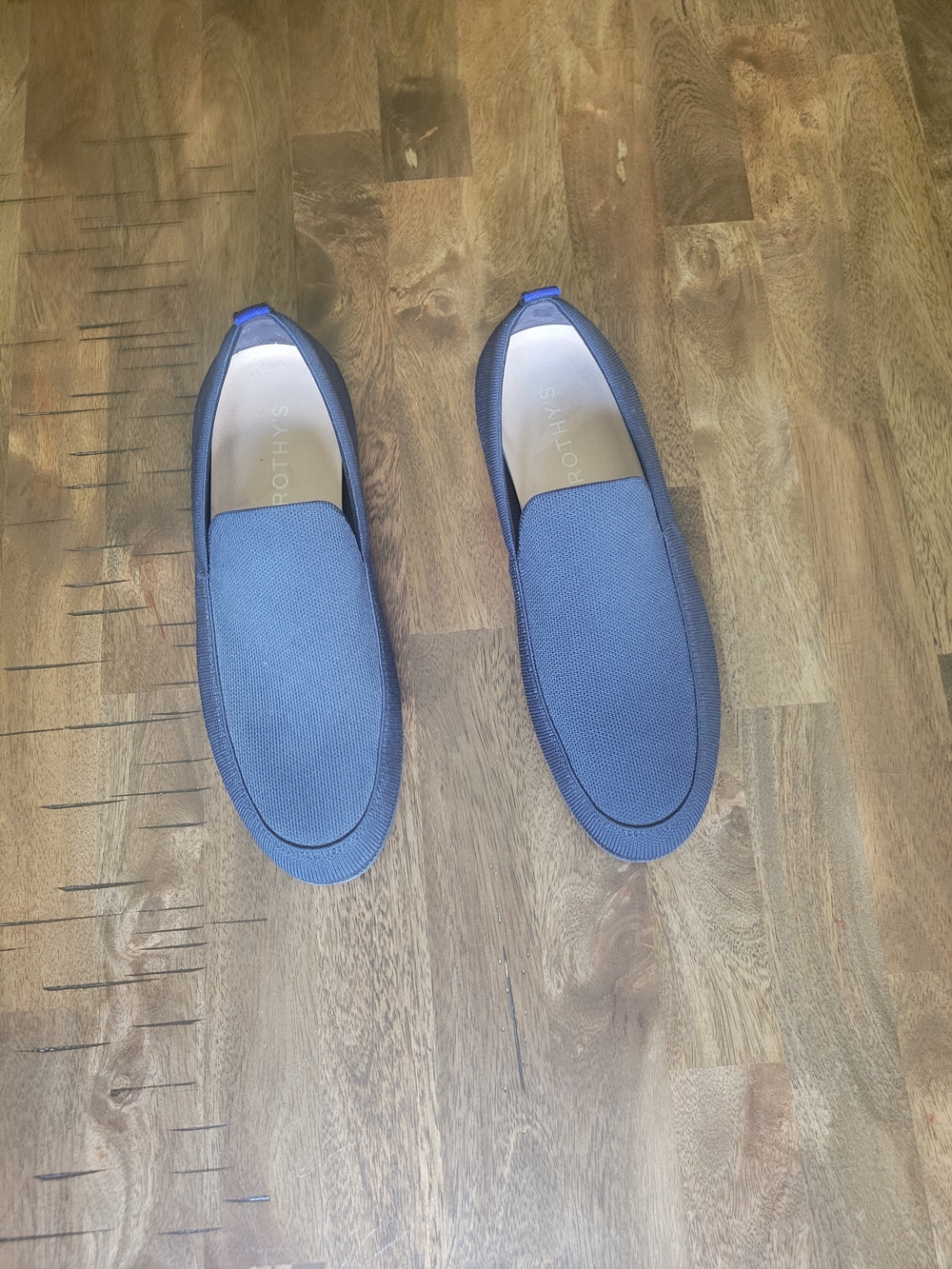 ROTHY'S Mens Blue Slip-On Loafers 12